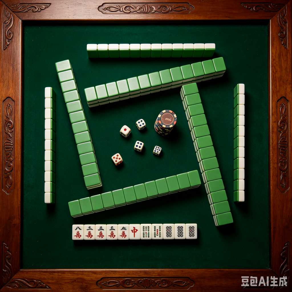 mini mahjong tiles keychain